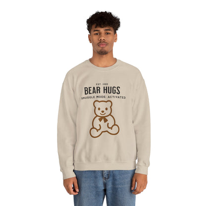 Unisex Bear Hugs Comfy Crewneck