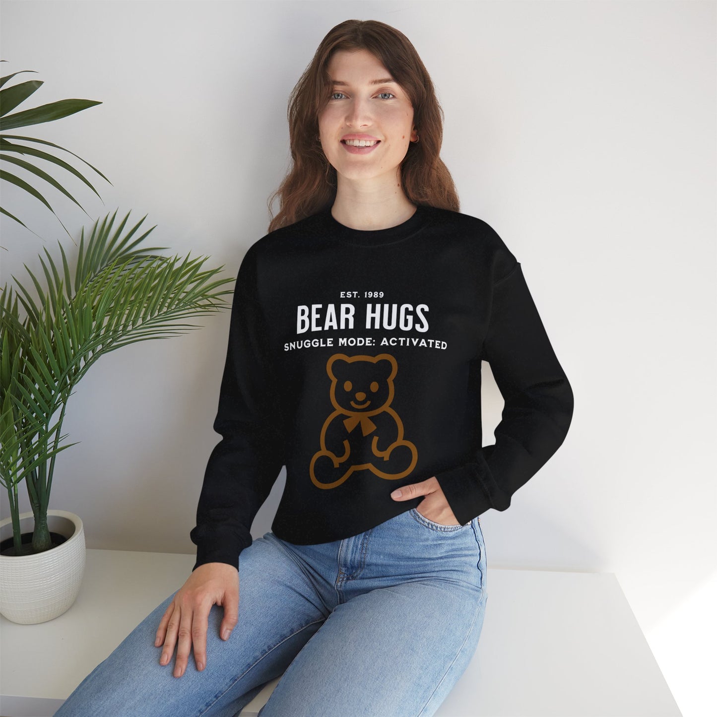 Unisex Bear Hugs Comfy Crewneck