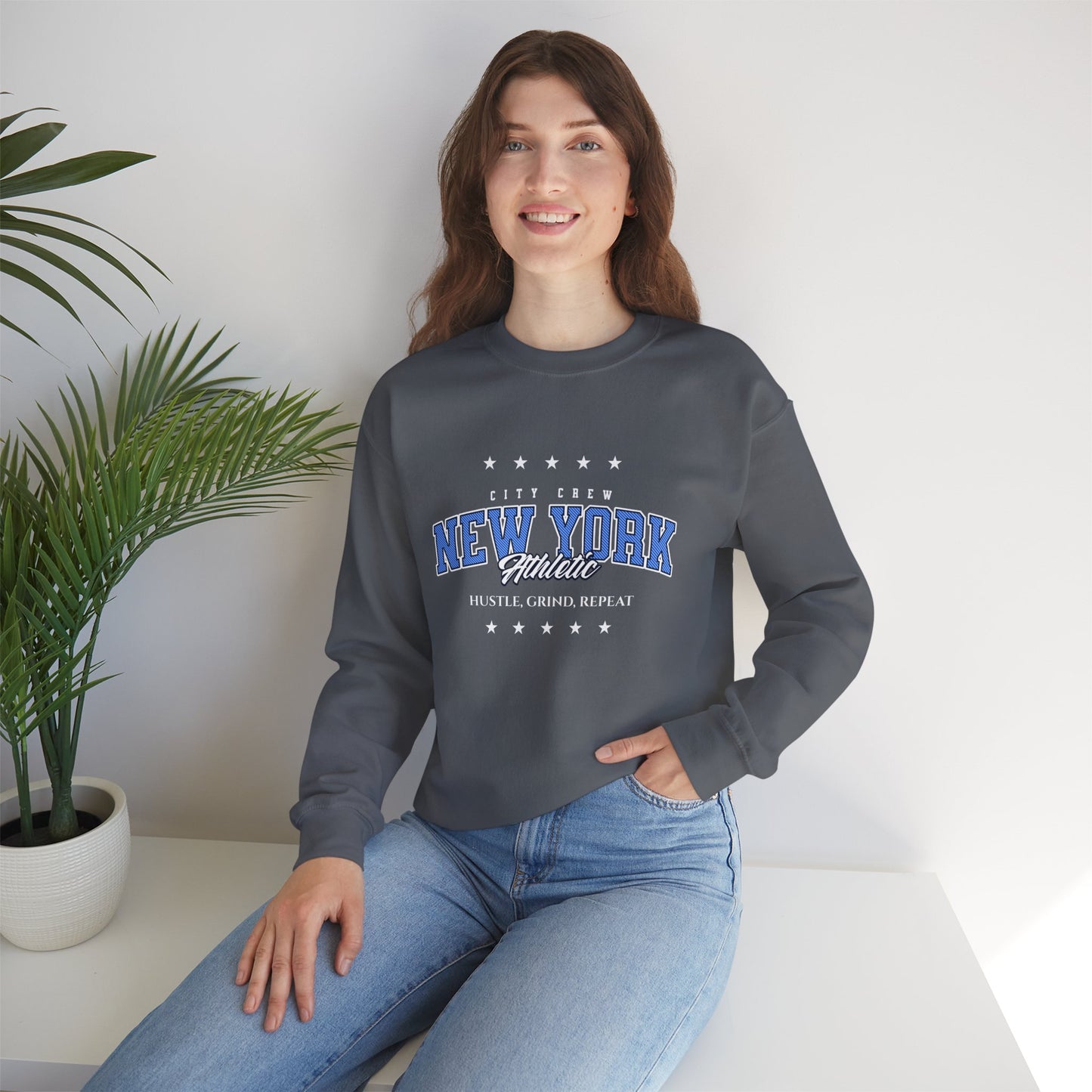 NYC Streetwear Crewneck Sweatshirt