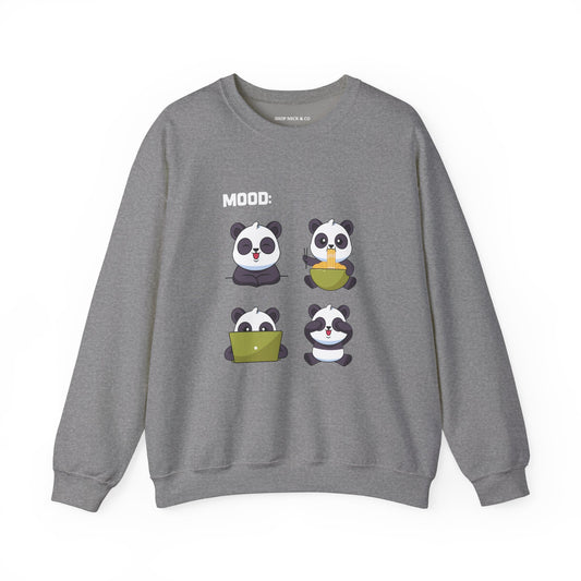 Panda Mood Crewneck Sweatshirt